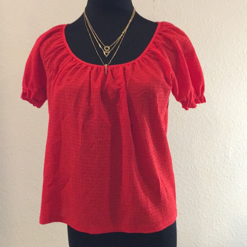 Madewell texture & thread  top